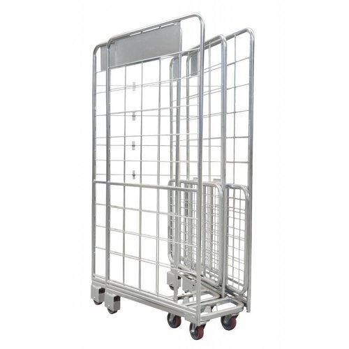Wózek siatkowy 2 ścienny gniazdowy 800x700x1770 mm - używany