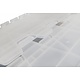 Pojemnik z pokrywą do ustawiania w stosy 600x400x320 mm - przezroczyste
