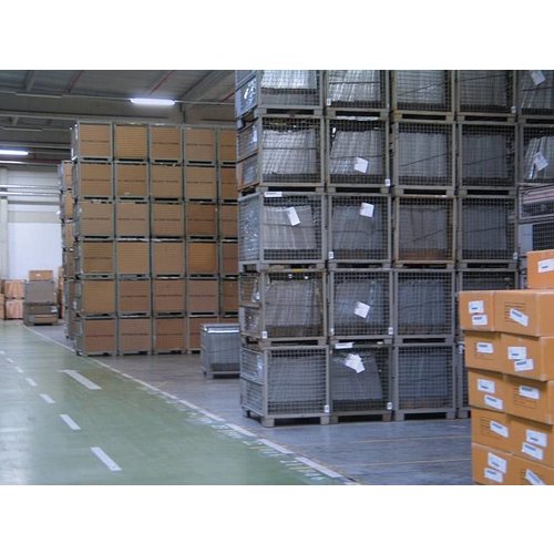 Gitterbox używany - pojemnik metalowy 1240x835x970 mm