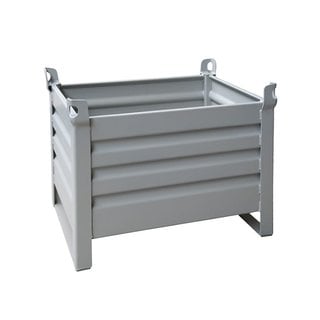 Skrzyniopaleta metalowa 800x600x600 mm - sztaplowana