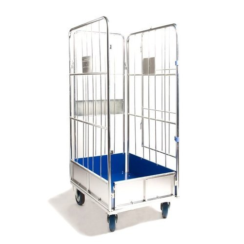 Wózek pralniczy, 4 boki metalowe wkładane z każdej strony