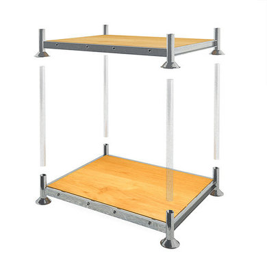 Podstawa do palety słupkowej z płytą ze sklejki 1545x1180x310 mm