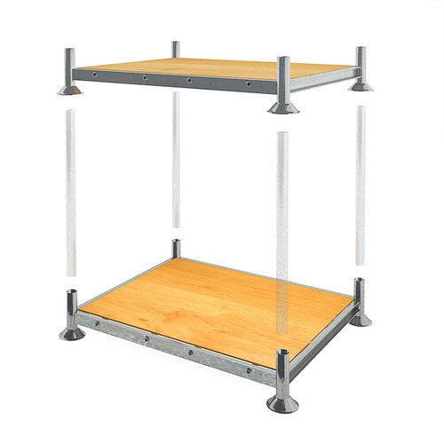 Podstawa do palety słupkowej z płytą ze sklejki 1545x1180x310 mm