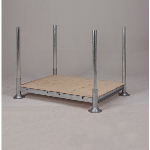 Podstawa do palety słupkowej z płytą ze sklejki 1545x1180x310 mm