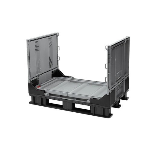 Skrzyniopaleta składana 1211x811x902 mm, 590 litrów