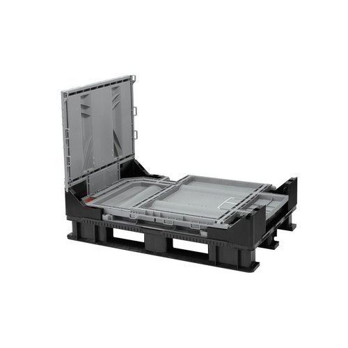 Skrzyniopaleta składana 1211x811x902 mm, 590 litrów