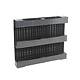 Paleta plastikowa 1200x1000x160 mm - pełny blat, bez krawędzi