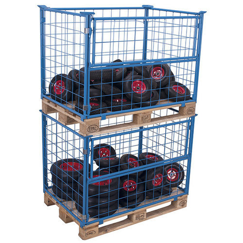 Metalowa nadstawka paletowa 1200x800x1600 mm, składana