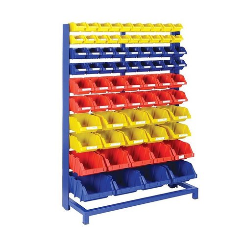 Regał na pojemniki warsztatowe - jednostronny