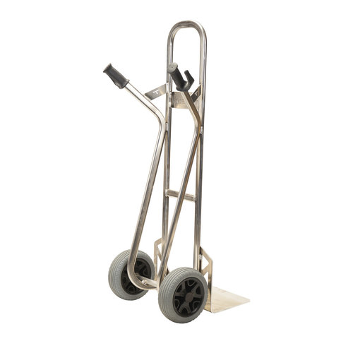 Wózek ręczny do skrzyń NST-300-CT Aluminium, platforma 285x240mm