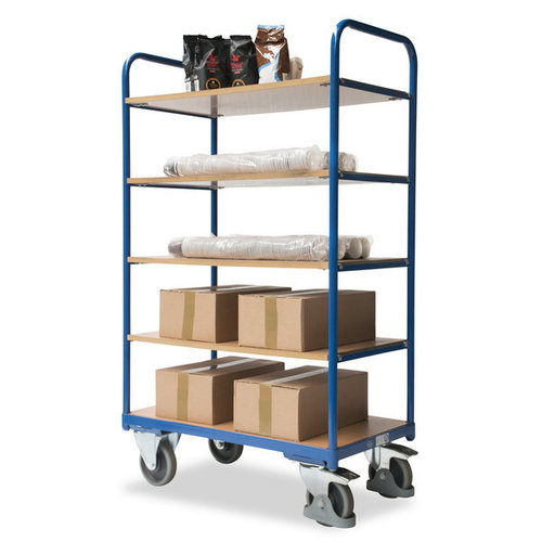 Wózek magazynowy z 5 półkami 910x500x1530 mm