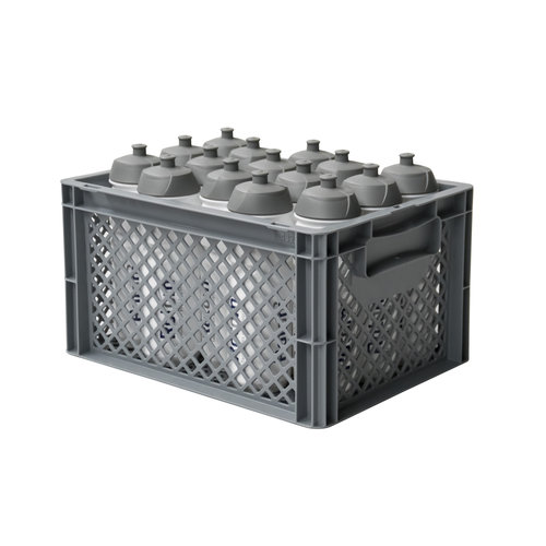 Plastikowy pojemnik 400x300x220 mm - ażurowy