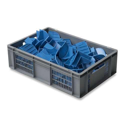 Skrzynka ażurowa Euronorm na owoce i warzywa 600x400x170 mm