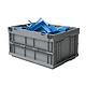 Składana skrzynka plastikowa HDPE 400x300x210 mm