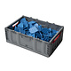 Składany plastikowy pojemnik 600x400x221mm - zamknięty