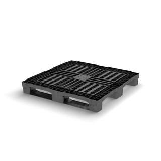 Plastikowa paleta chemiczna CP3 1140x1140x150 mm - HDPE, ażurowa, 1400 kg
