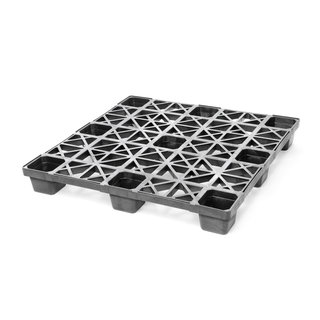 Paleta plastikowa 1100x1100 mm - plastik PO, gniazdowa, 1500 kg
