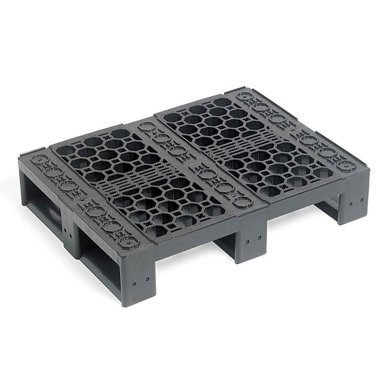 Plastikowa paleta do dystrybucji 800x600x160 - ażurowa