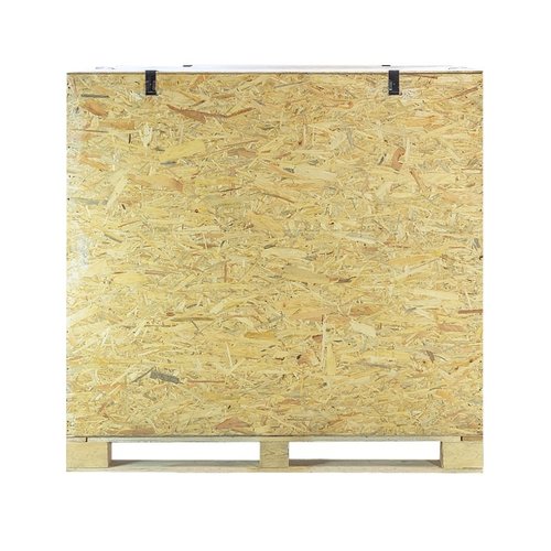 Skrzynia z zabudową z płyty OSB 1200x1000x1000mm, metalowe klamry