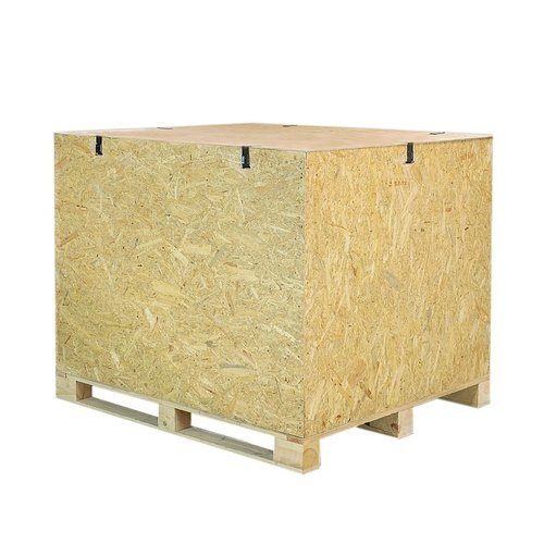 Skrzynia z zabudową z płyty OSB 1400x1200x1000mm, metalowe klamry