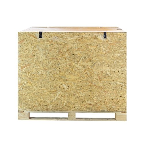 Skrzynia z zabudową z płyty OSB 1400x1200x1000mm, metalowe klamry