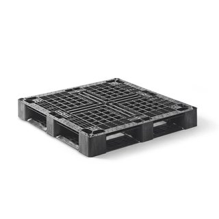 Paleta plastikowa ażurowa 1100x1100x150 - 6 płóz