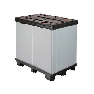 Skrzyniopaleta formowana wtryskowo 1200x800 mm