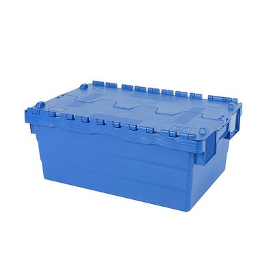 Plastikowy pojemnik z pokrywą 600x400x250 mm