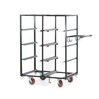 Wózek do kompletacji zamówień na 8 pojemników