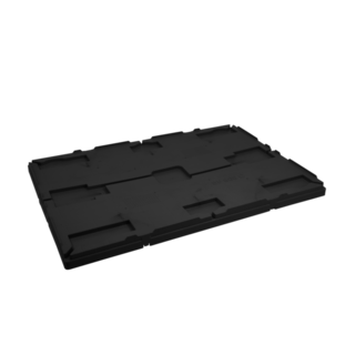 Plastikowa pokrywa do nadstawek i pojemników euronorm 1210x810 mm