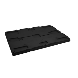 Plastikowa pokrywa do nadstawek oraz pojemników euronorm 1210x1010x44,5 mm