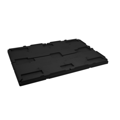 Plastikowa pokrywa do nadstawek oraz pojemników euronorm 1210x1010x44,5 mm