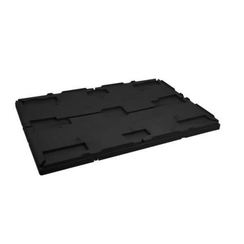 Plastikowa pokrywa do nadstawek oraz pojemników euronorm 1210x1010x44,5 mm