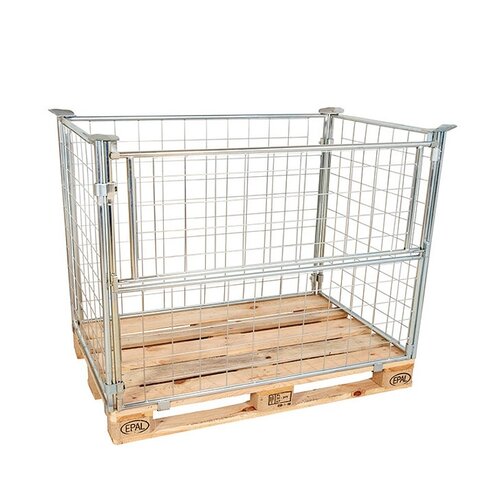 Metalowa nadstawka siatkowa 1200x800x1000mm, ocynkowana