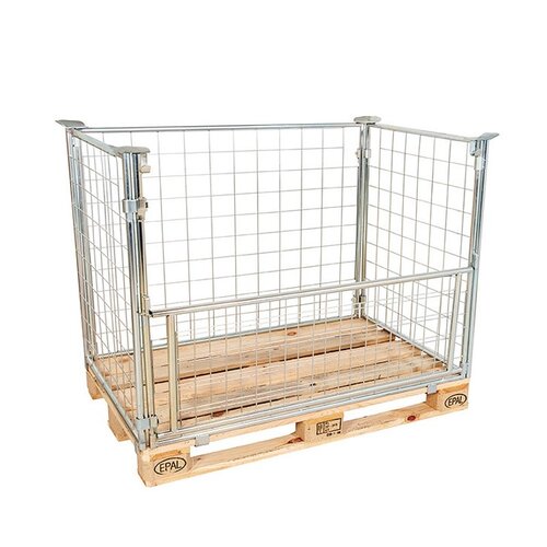 Metalowa nadstawka siatkowa 1200x800x1000mm, ocynkowana