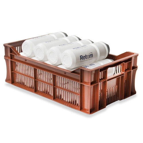 Plastikowa skrzynka na warzywa 500x300x180 mm - 20,5 l, ażurowa