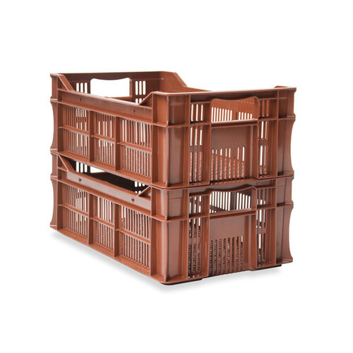 Plastikowa skrzynka na warzywa i owoce 500x300x180 mm - ażurowa