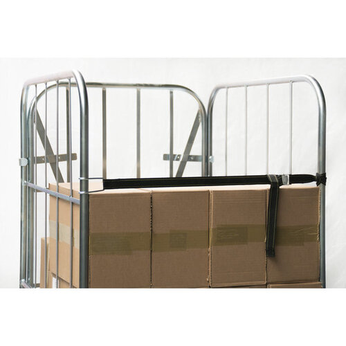 Wózek siatkowy 2 ścienny zatrzaskowy 810x720x1620 mm