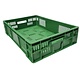 Plastikowa skrzynka na warzywa i owoce 600x400x140 mm - zielona