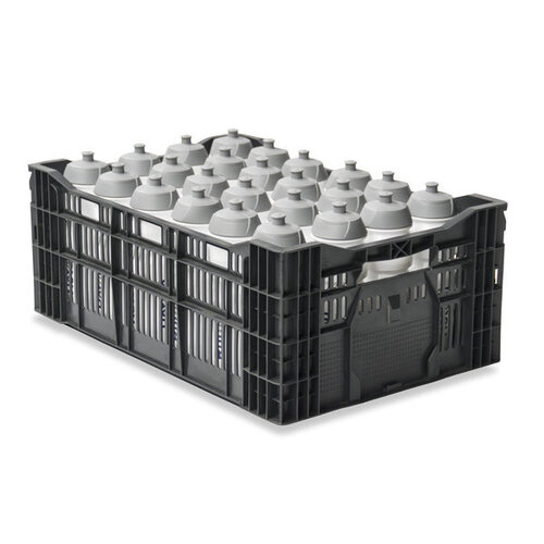 Skrzynka ażurowa 600x400x240 mm - HDPE recyklat