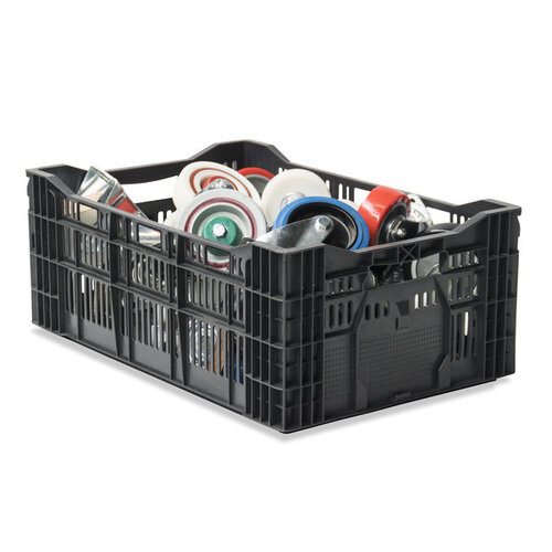 Skrzynka ażurowa 600x400x240 mm - HDPE recyklat