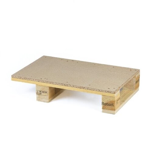 Drewniana paleta ekspozycyjna 600x400x126 mm - ISPM 15, 250 kg