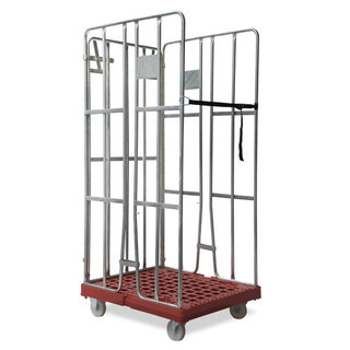 Rollkontener 3-ścienny 810x680x1680 mm - z paskiem spinającym