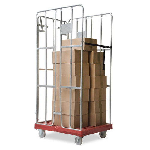 Rollkontener 3-ścienny 810x680x1680 mm - z paskiem spinającym