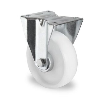 Koło stałe o średnicy 125 mm z łożyskiem rolkowym