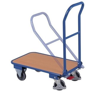 Wózek platformowy 815x450x940 mm - z uchwytem do pchania,  składany