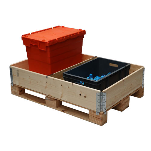 Przegroda do nadstawy paletowej 1200x800x200mm - 2 przedziały, krótki bok