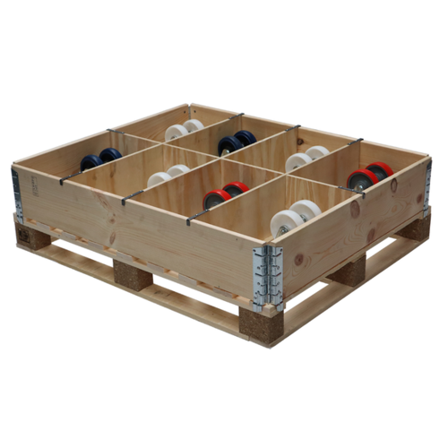 Przegrody do nadstawy paletowej 1200x1000x200 mm - 8 przedziałów