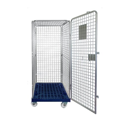 Antywłamaniowy wózek siatkowy 810x720x1800 mm - używany