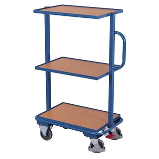 Wózek magazynowy stołowy - 3 półki 815x455x1185 mm